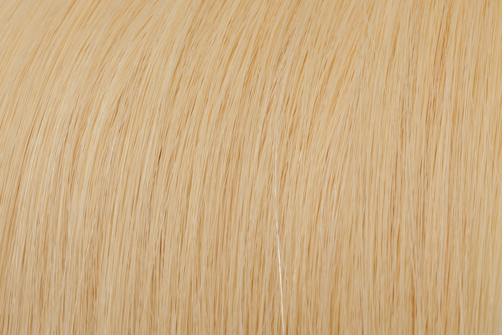 Seamless Clip-In Extensions: Warm Lightest Blonde #613