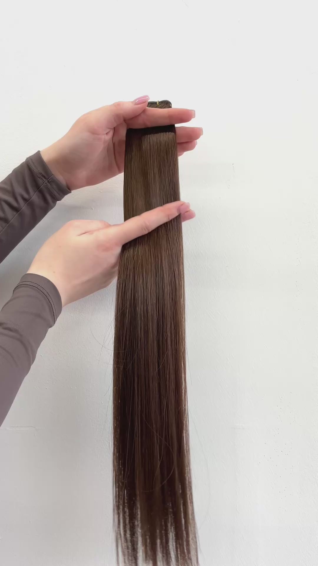 Tape In Extensions: Light Brown #6