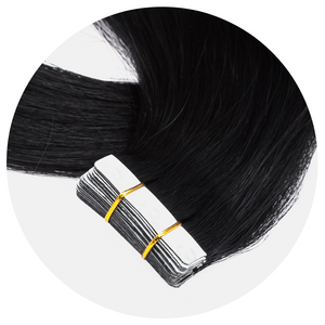 Tape In Extensions: Natural Black #1B
