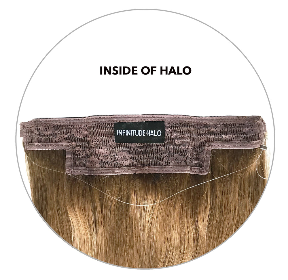 Halo Hair Extension: Lightest Brown #8