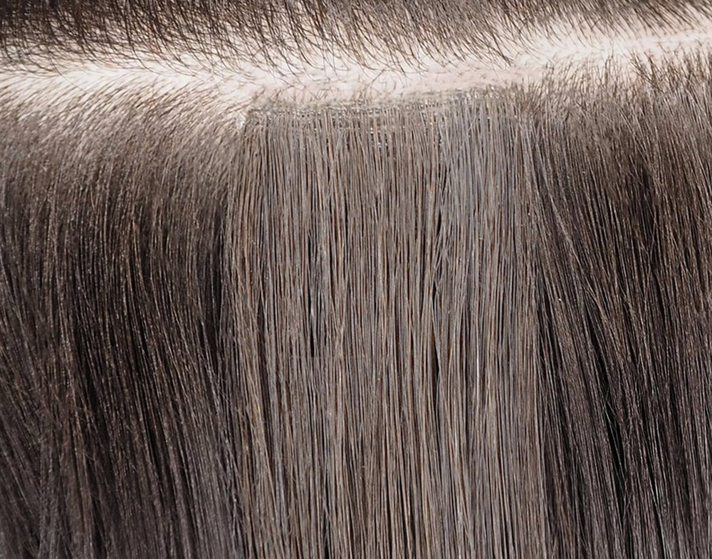 Invisible Tape Extensions: Lightest Brown #8